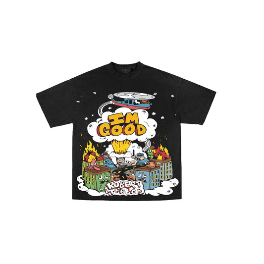 I'M GOOD BLK TEE